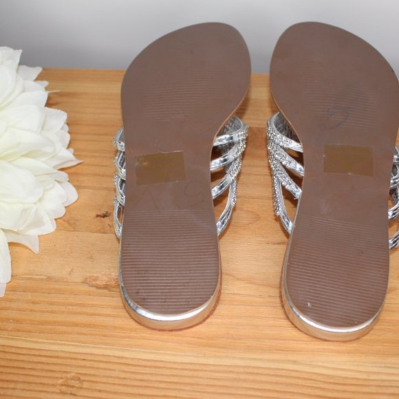 Glam! Crystal Flip Flop Sandals - Picture 6 of 7
